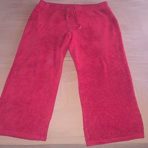 Fuzzy warm pajama pants